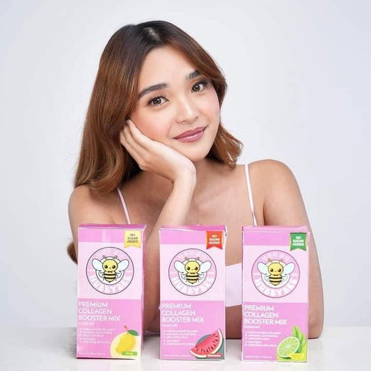 Hubbybees Premium Collagen Booster Mix - Debsline.co  - juice powder 