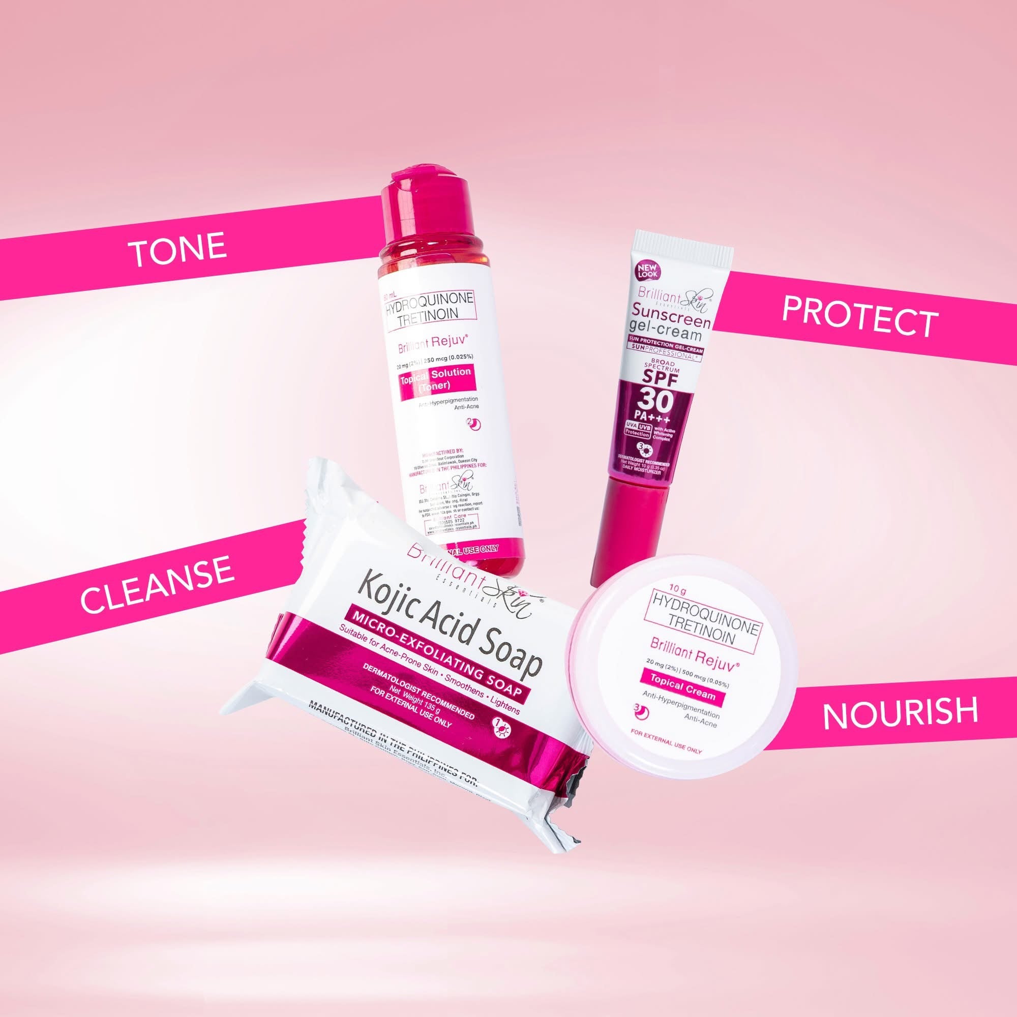 Brilliant Skin Essentials Rejuv Facial Set Debsline.co-facial skincare set hydroquinone 