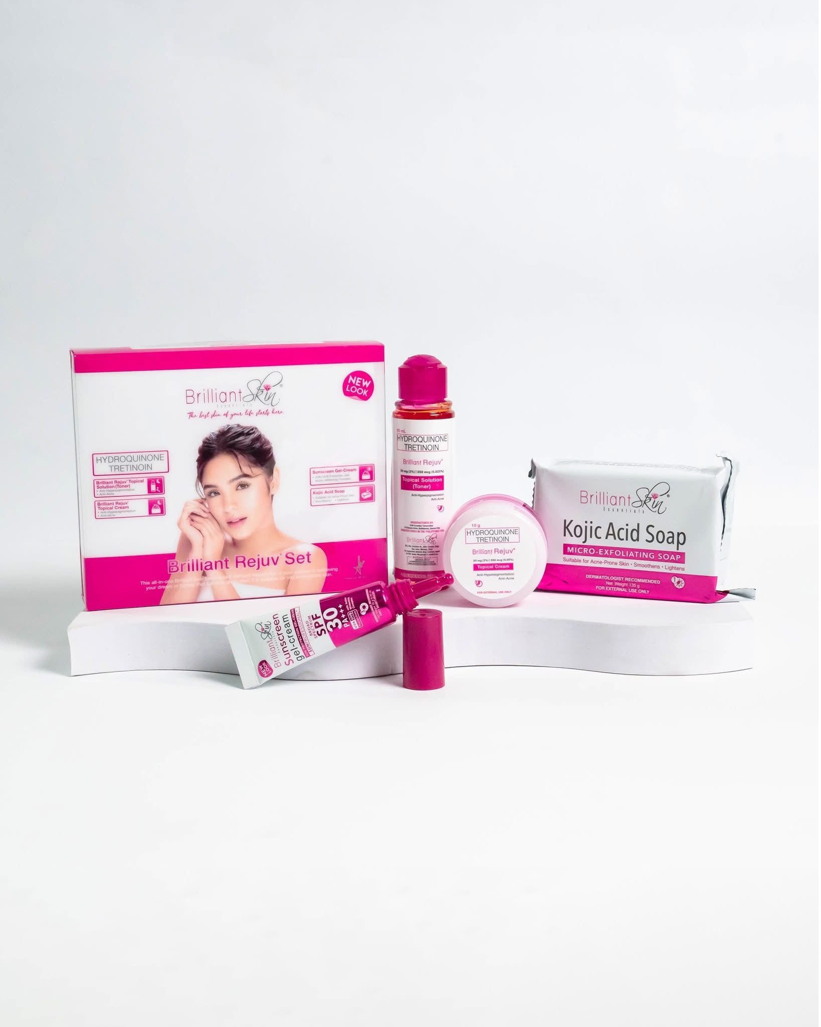 Brilliant Skin Essentials Rejuv Facial Set Debsline.co-facial skincare set hydroquinone 
