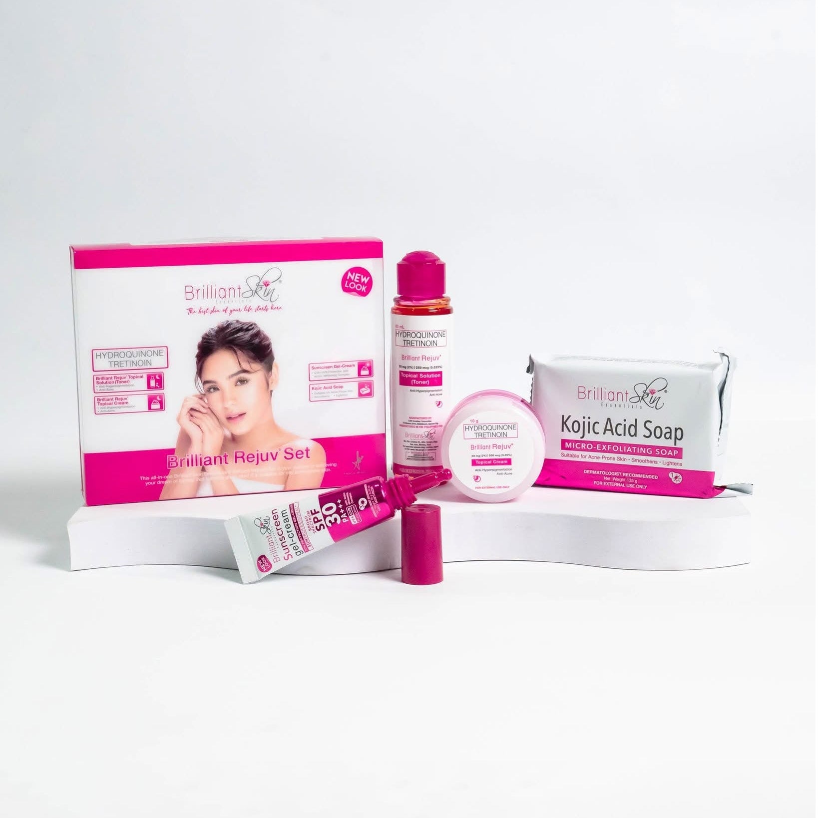Brilliant Skin Essentials Rejuv Facial Set Debsline.co-facial skincare set hydroquinone 