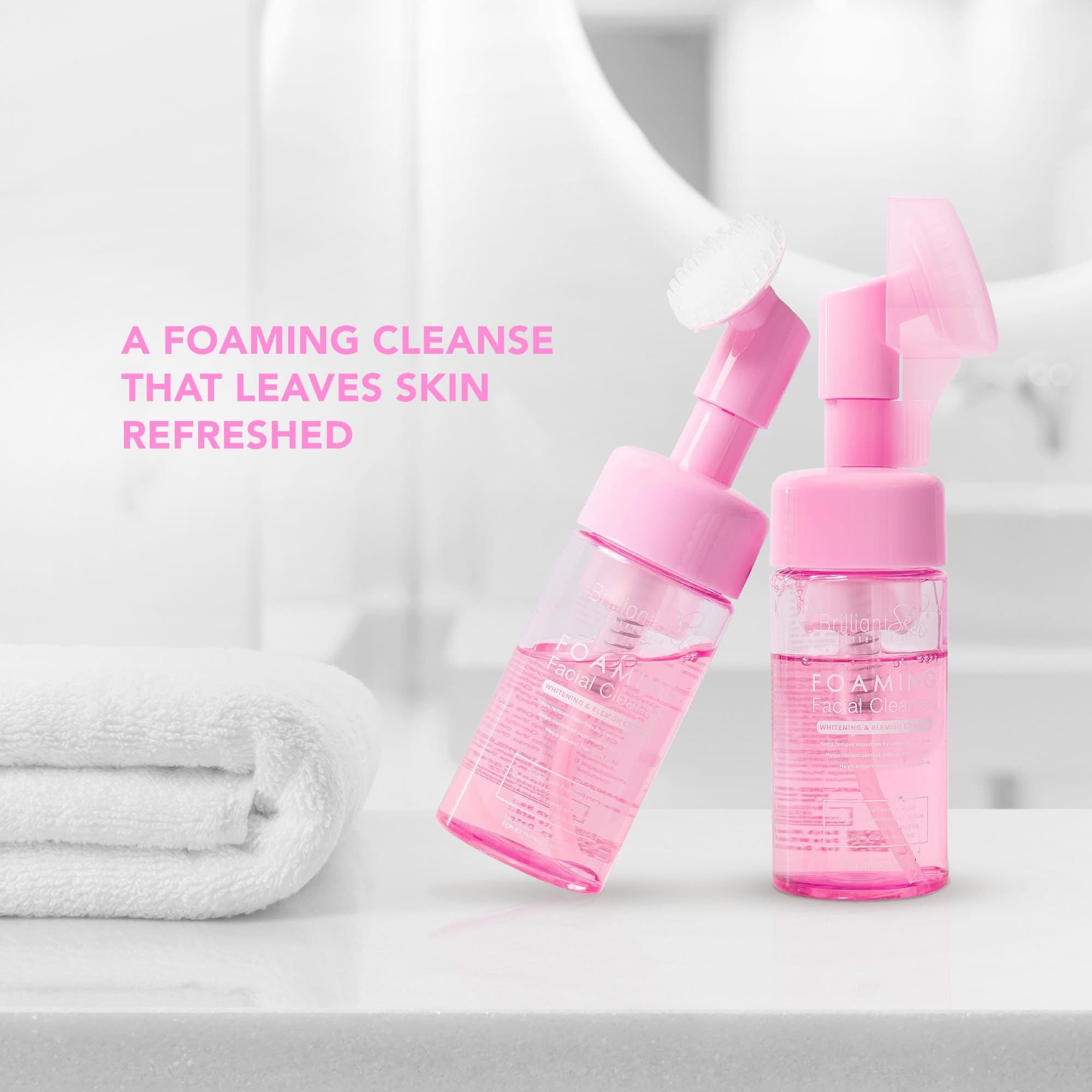 Brilliant Foaming Cleanser Whitening Acne Control Blemish Control 100ml debsline.co facial foam cleanser 