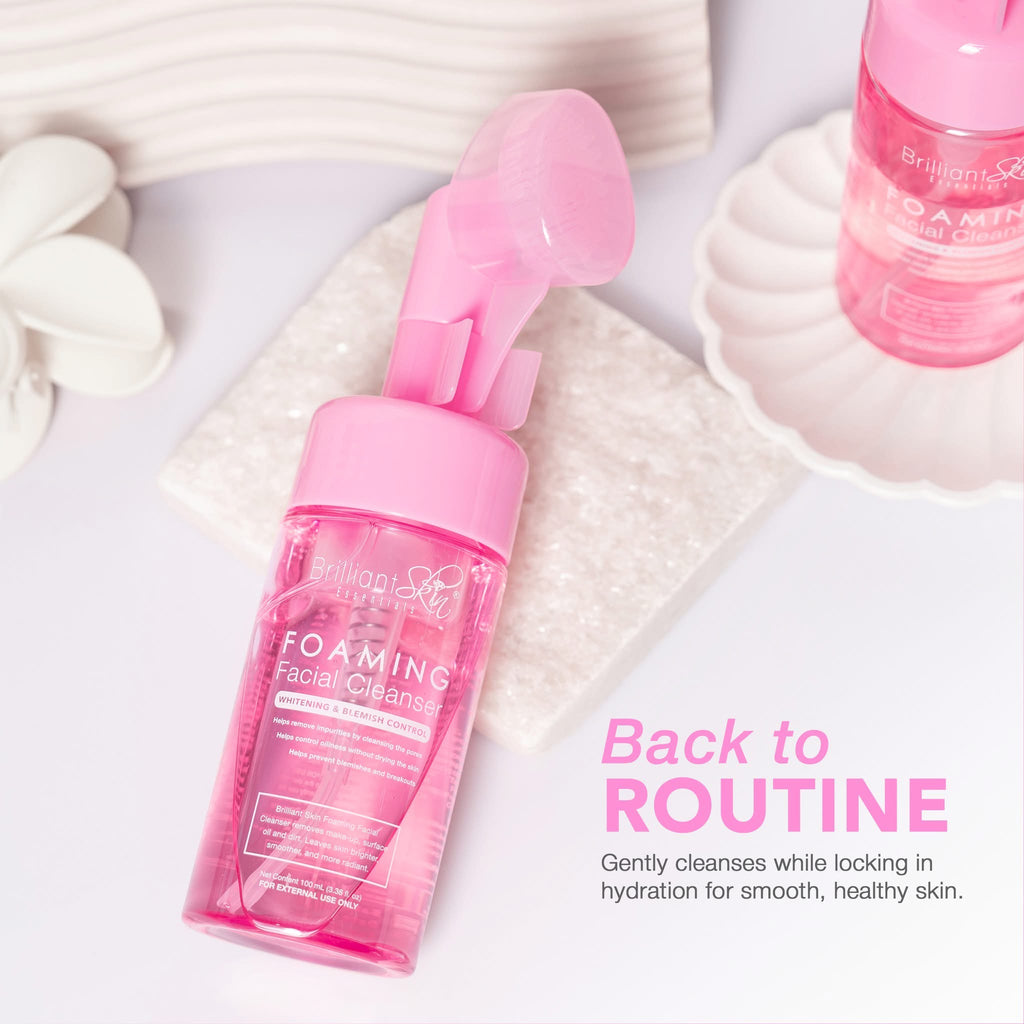 Brilliant Foaming Cleanser Whitening Acne Control Blemish Control 100ml debsline.co facial foam cleanser 