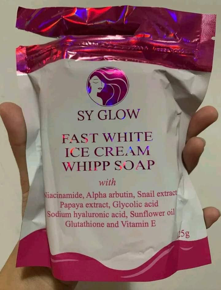 Sy Glow Ice Cream Soap 125 g Skin Repair Comfort - Debsline.co  