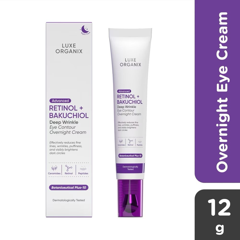 Luxe Organix Retinol Overnight Treatment Skincare Serums Skin Repair debsline.co