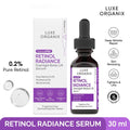Luxe Organix Retinol Overnight Treatment Skincare Serums Skin Repair debsline.co