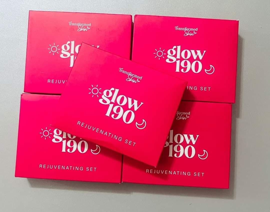Transformed Skin Glow 190 Rejuvenating Set Facial Skincare Kit for Skin Repair and Moisturizers - Debsline.co  -  