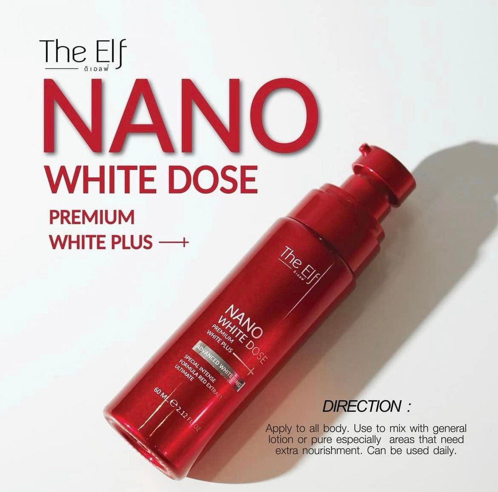 The Elf Nano White Dose 60ml Serum Moisturizers Skincare Skin Repair Comfort Aloe Moisture Hyaluronic Hyaluronic Acid Nourishing Whitening Hydrating - Debsline.co  -  