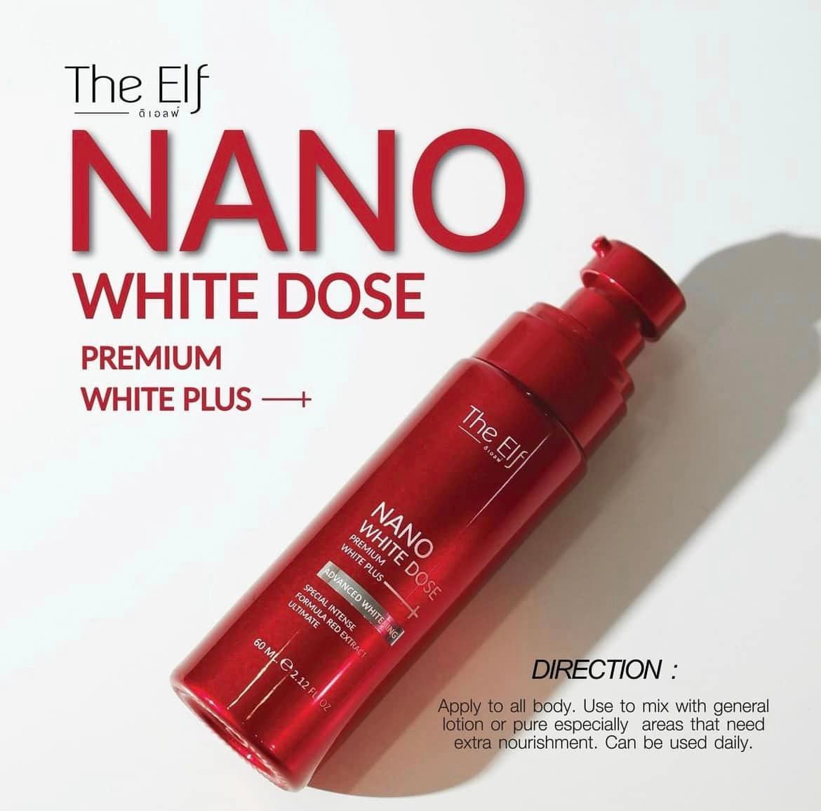 The Elf Nano White Dose 60ml Serum Moisturizers Skincare Skin Repair Comfort Aloe Moisture Hyaluronic Hyaluronic Acid Nourishing Whitening Hydrating - Debsline.co  -  