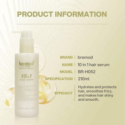 Bremod Performance Premium Series 10in1 Hair Cream Serum 210ml debsline.co