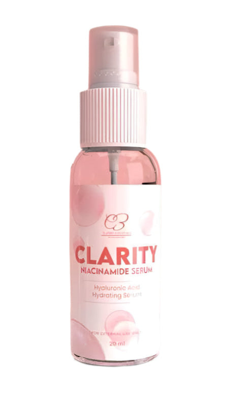 Clarity Essentials Niacinamide Serum with Hyaluronic Acid Hydrating Serum 20ml debsline.co