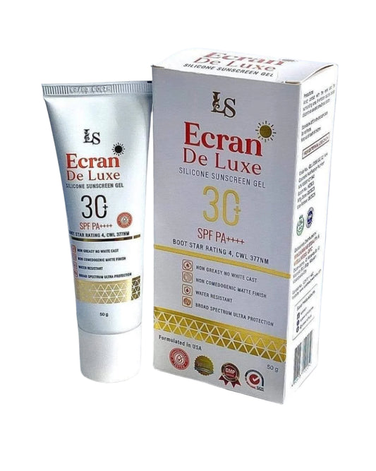 Ecran LS De Luxe Silicon Sunscreen Matte Finish 50g Facial Skincare, SPF 30 debsline.co