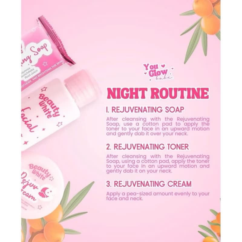 You Glow Babe Beauty White Rejuvenating Set-Debsline.co
