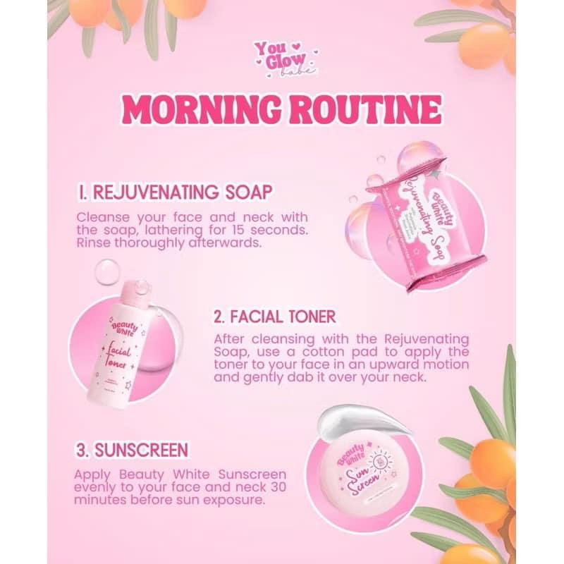You Glow Babe Beauty White Rejuvenating Set-Debsline.co