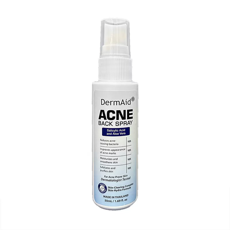 DERMAID Acne Back Spray 50ml Gentle for Sensitive Skin with Salicylic Acid