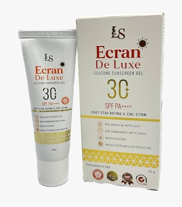 Ecran LS De Luxe Silicon Sunscreen Matte Finish 50g Facial Skincare, SPF 30 debsline.co