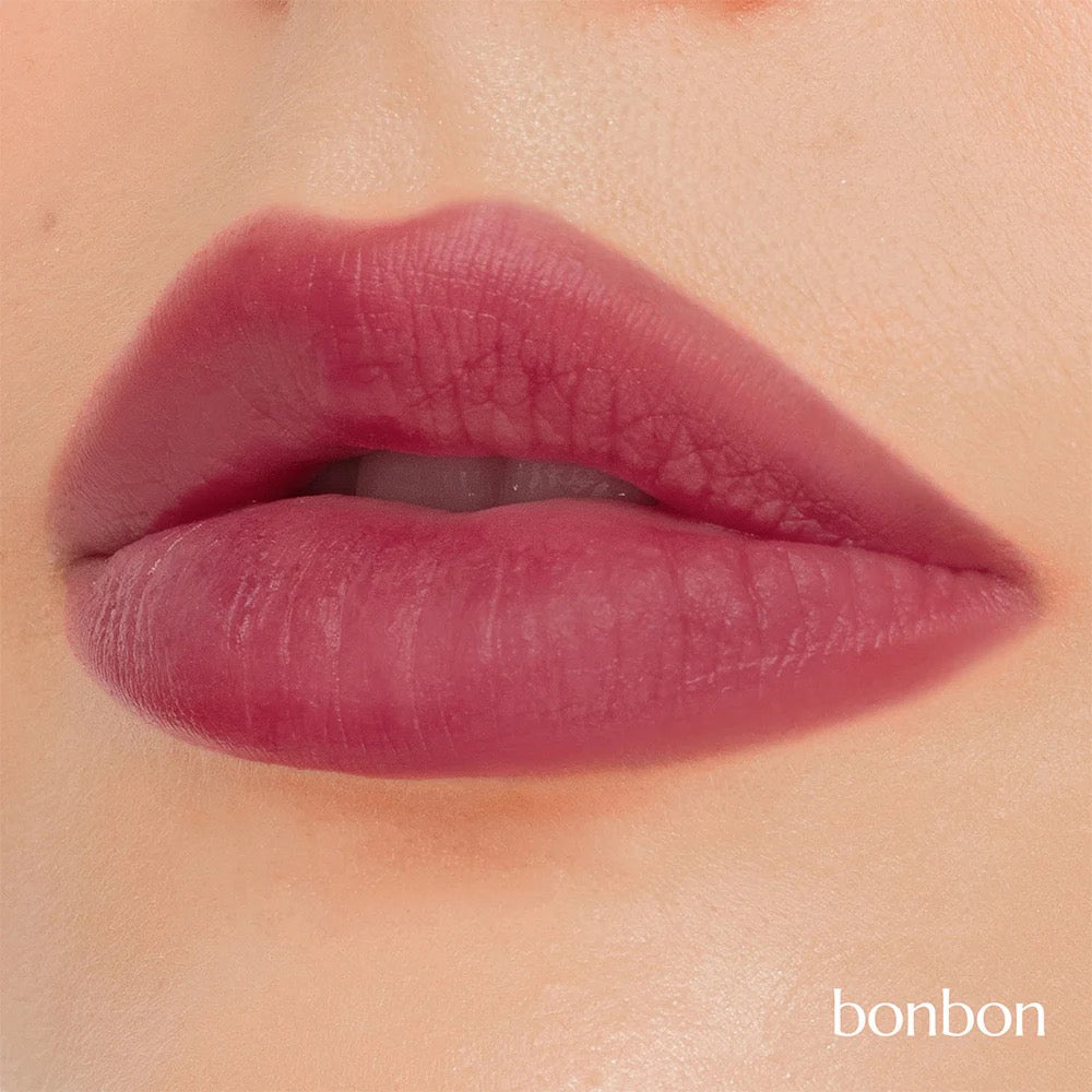 Happy Skin Lip Mallow Plush Matte Lip Tint 4.5ml Skin-Caring Makeup with Hyaluronic Acid Essence Complex SPF 15 Lipstick Cosmetic bonbon debsline.co