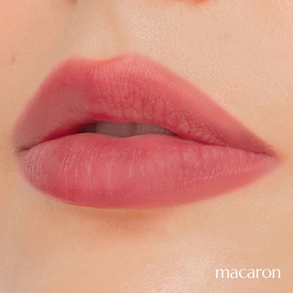 Happy Skin Lip Mallow Plush Matte Lip Tint 4.5ml Skin-Caring Makeup with Hyaluronic Acid Essence Complex SPF 15 Lipstick Cosmetic macaron debsline.co
