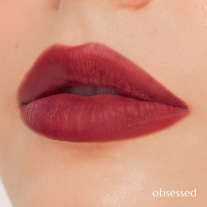 Happy Skin Lip Mallow Plush Matte Lip Tint 4.5ml Skin-Caring Makeup with Hyaluronic Acid Essence Complex SPF 15 Lipstick Cosmetic obsessed debsline.co