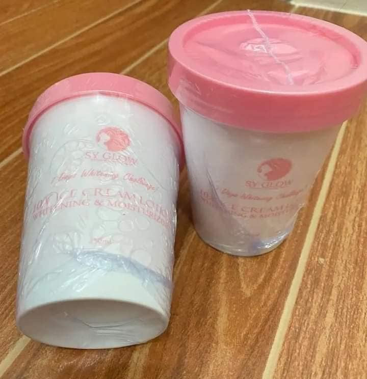 SY Glow Iced Cream Wipped Lotion 250ml SPF 75 Even Toned Skin Rehydrates Dry Skin Softens Your Skin & Soothes Rough skin - Debsline.co  -  