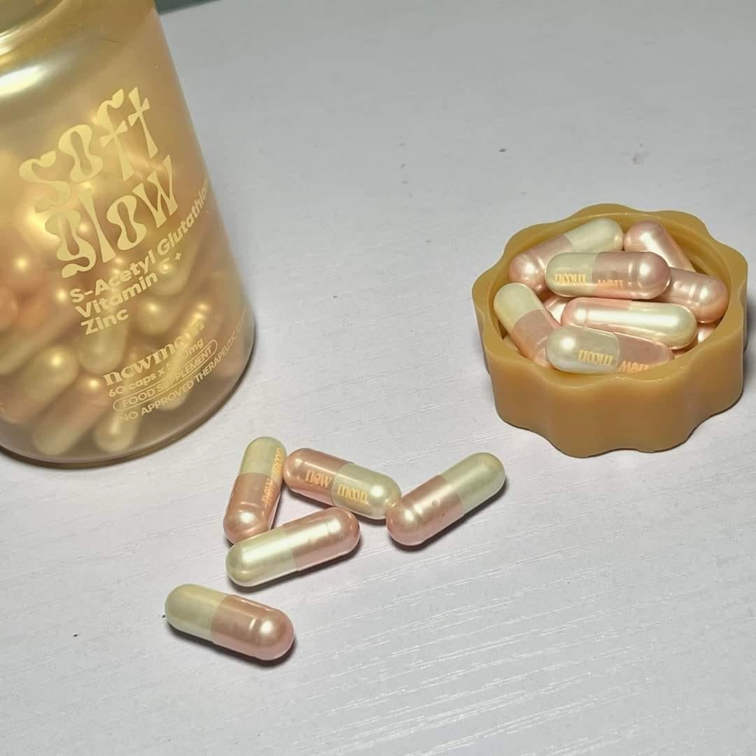 Newmoon Soft Glow S-Acetyl Glutathione + Rosehip + Marine Collagen + Vitamins and Zinc debsline.co
