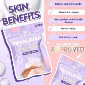 Bella Amore Himalayan Soap All-Natural Chemical-Free Exfoliator Glow Soothe Skin Calming Skin - Debsline.co  -  