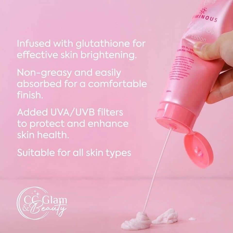 CC Glam & Beauty Luminous Gluta Bleach Skin Lotion 250ml debsline.co