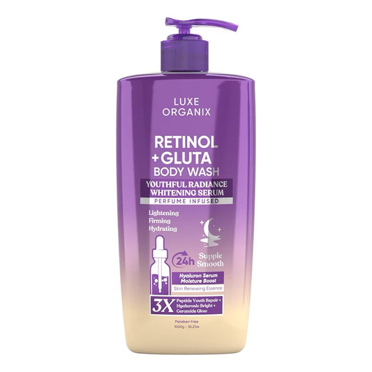 Luxe Organix Body Wash 1000ml - Body Care Cleansing Skin Repair - Debsline.co  -  