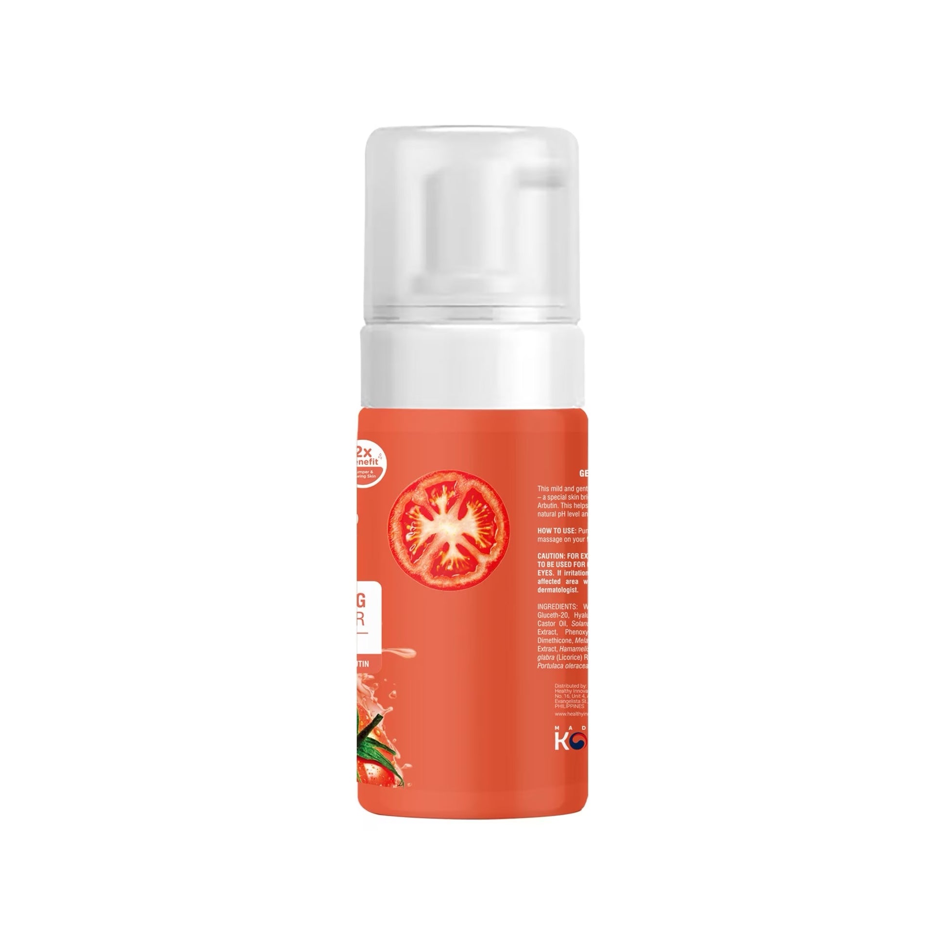 Fresh Skinlab Tomato Glass Skin Brightening Foam Cleanser 100ml debsline.co