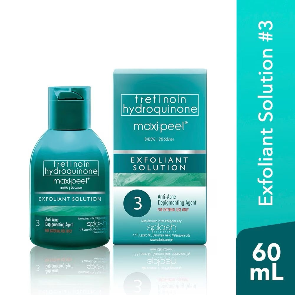 Maxi-Peel Exfoliant Solution from Zero to Number 3 60ml - Debsline.co