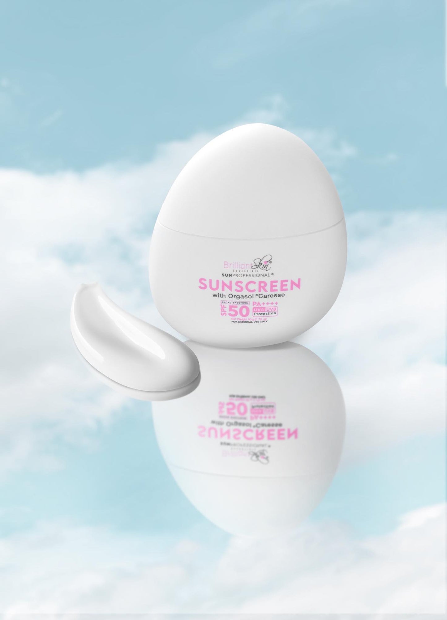 BRILLIANT SKIN ESSENTIALS Sunscreen with 3 Variants white SPF50 with orgasol caresse debsline.co