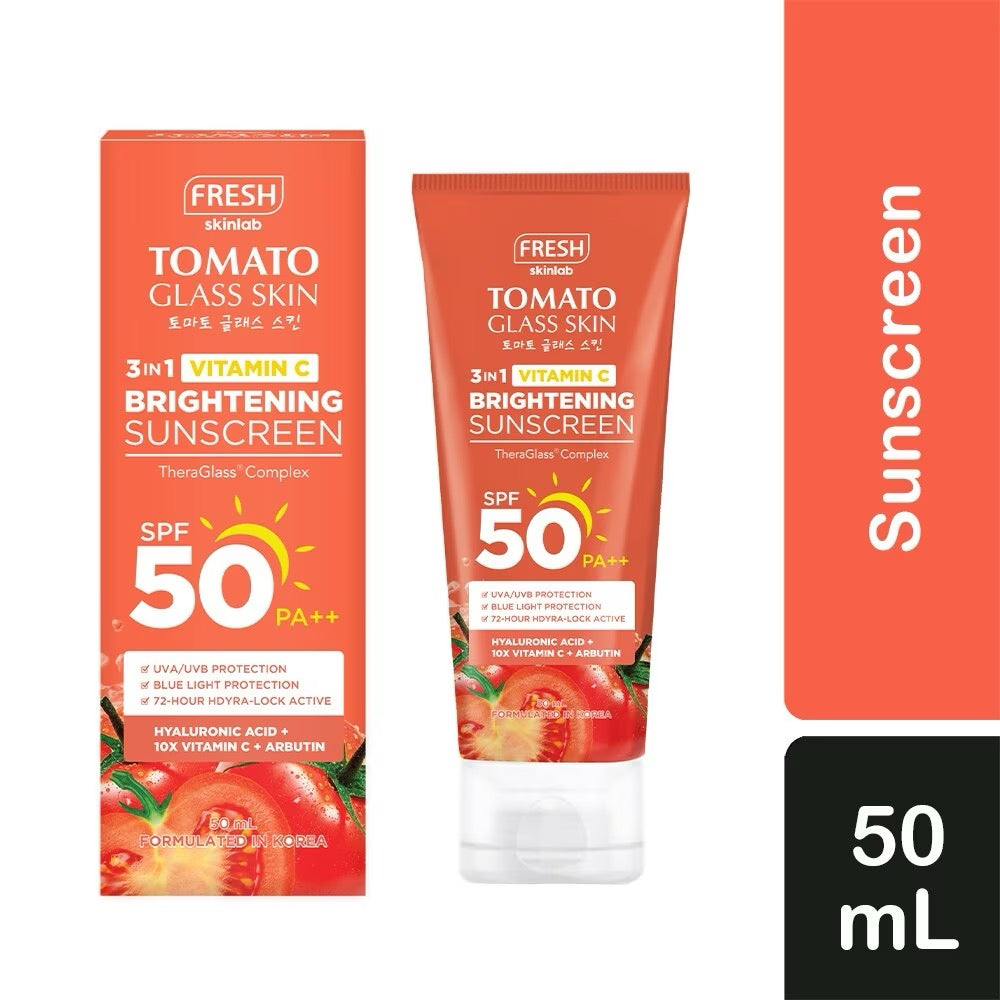 Fresh Skinlab Tomato Glass Skin 3in1 Brightening Brand Moisturizing Hydrating Comfort in variants-Debsline.co