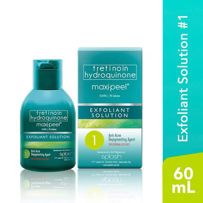 Maxi-Peel Exfoliant Solution from Zero to Number 3 60ml - Debsline.co