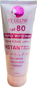 SY Glow Intense Whitening Lotion SPF 80| 200g 24K Gold SPF 75 250ml Tomato SPF40 250ml - Debsline.co  -  
