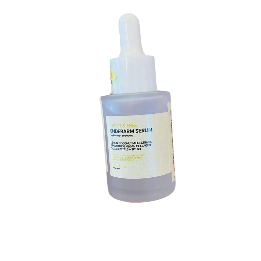 Catt & Co Body Serum - Brightening and Smoothing SPF 60 - 30ml for underarm debsline.co
