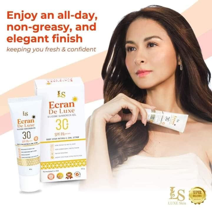 Ecran LS De Luxe Silicon Sunscreen Matte Finish 50g Facial Skincare, SPF 30 debsline.co