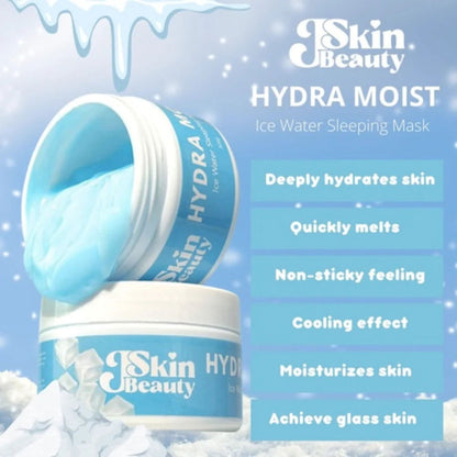 JSkin Beauty Hydra Moist Ice Water Sleeping Mask 300g Hydrating Soothing - Debsline.co  -  