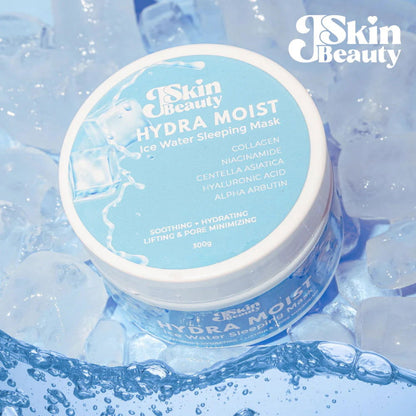 JSkin Beauty Hydra Moist Ice Water Sleeping Mask 300g Hydrating Soothing - Debsline.co  -  