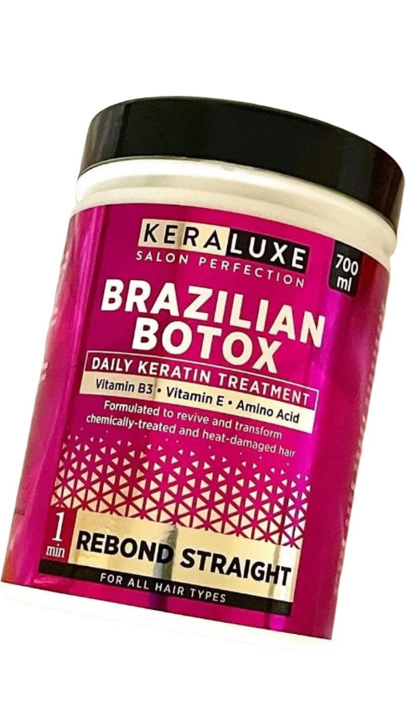 Kera Luxe Brazilian Botox Daily Keratin Treatment 700ml for Haircare Comfort Conditioner Pack Repair - Debsline.co  - Hair Care 