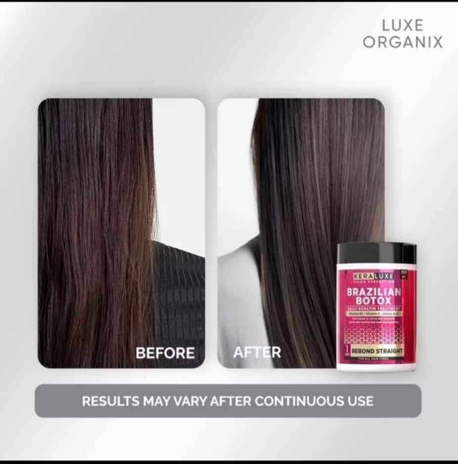 Kera Luxe Brazilian Botox Daily Keratin Treatment 700ml for Haircare Comfort Conditioner Pack Repair - Debsline.co  -  