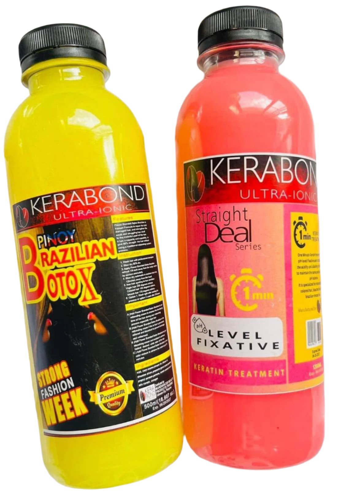 Kerabond Ultro-Ionic Pinoy Brazilian Botox or Straight Deal 1 minute Level Fixative 500ml Treatment Conditioner Haircare - Debsline.co  - Hair Care 