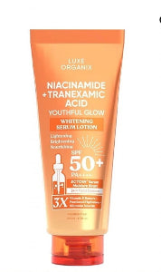 Luxe Organix Whitening Serum Lotion 350ml Whitening Hydrating Flawless Glow Intense Nourish Supple Firming Soothing Repairing Calming Brightening - Debsline.co  -  