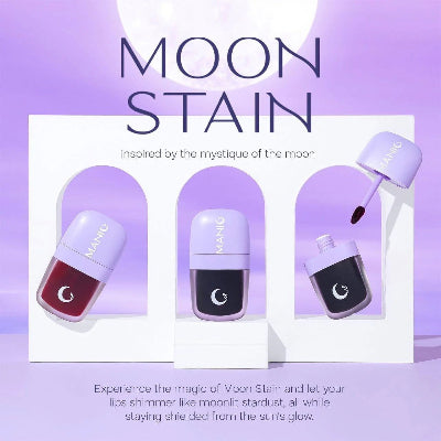 Manic Moon Stain Lip-tint 5ml Cosmetic Makeup Lipstain Lipstick Long Lasting - Debsline.co  - Liptint 