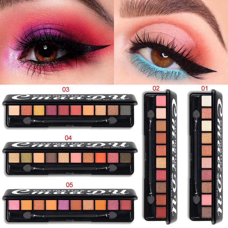 Matte Pearlescent Eyeshadow Palette-0