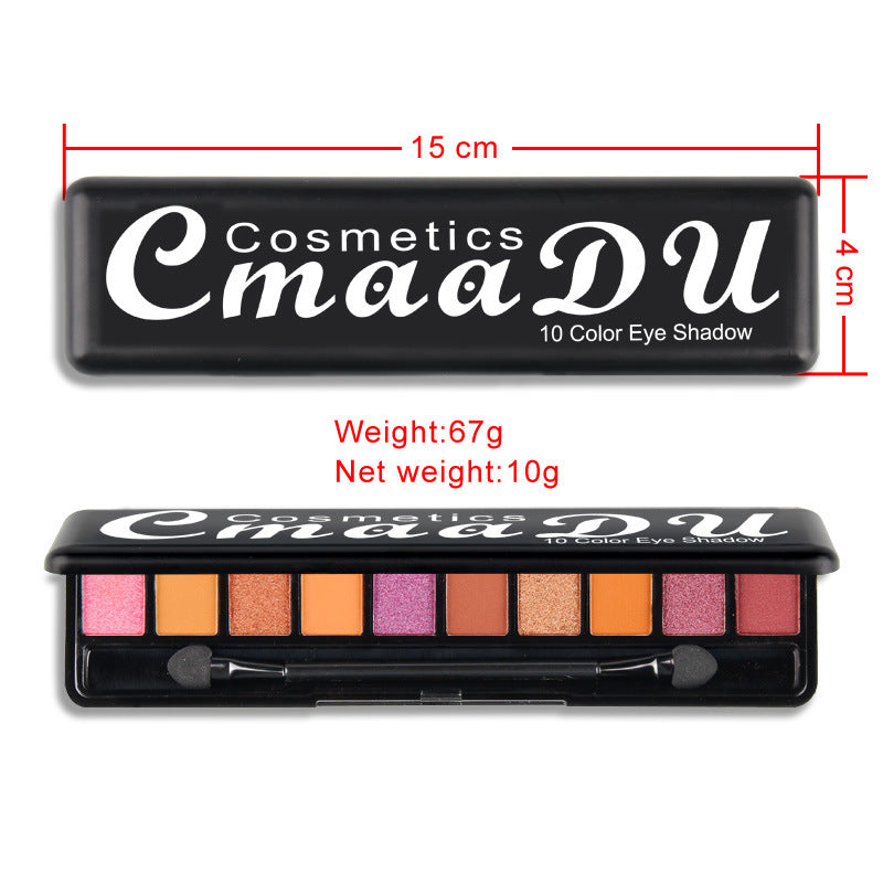 Matte Pearlescent Eyeshadow Palette-3
