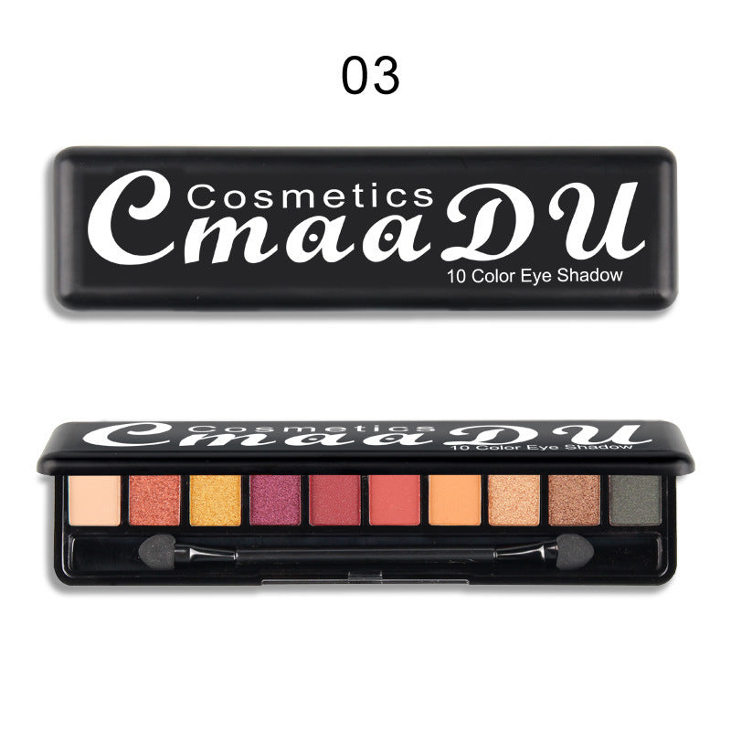Matte Pearlescent Eyeshadow Palette-7