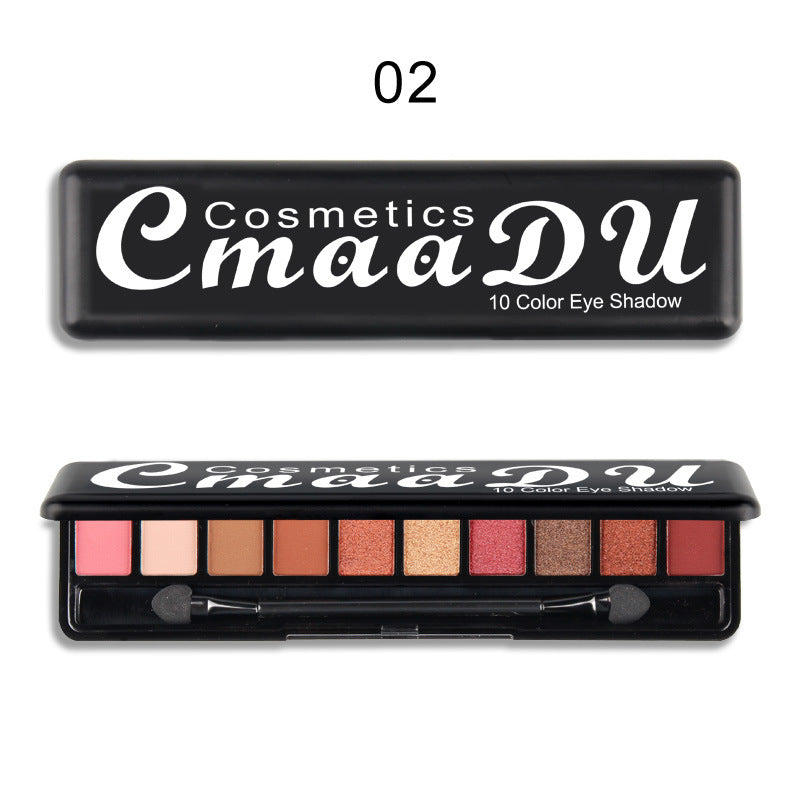 Matte Pearlescent Eyeshadow Palette-6
