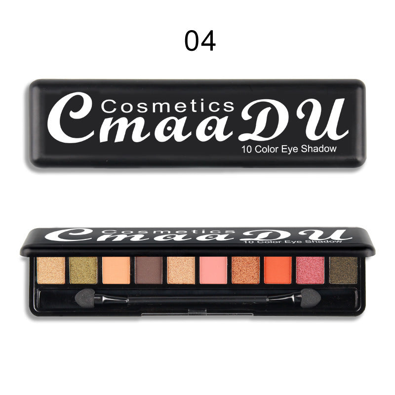 Matte Pearlescent Eyeshadow Palette-8