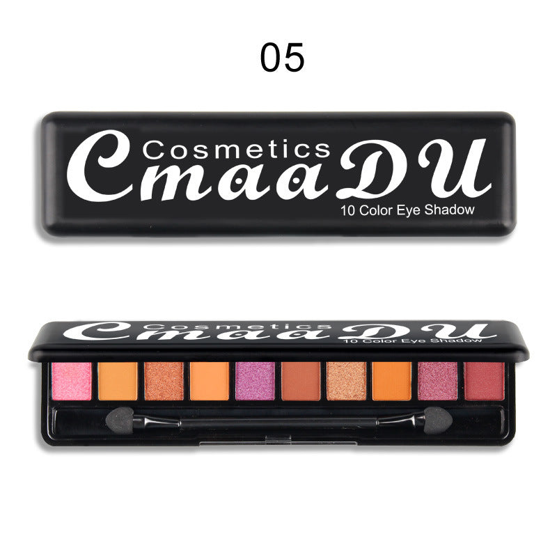 Matte Pearlescent Eyeshadow Palette-9