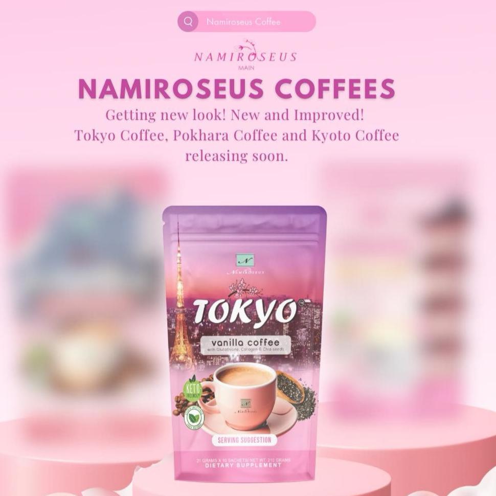 Namiroseus TOKYO Vanilla Coffee 21g x 10 Sachets - Debsline.co  -  