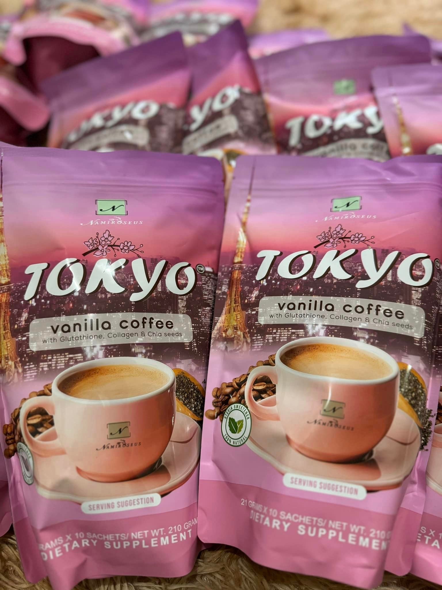Namiroseus TOKYO Vanilla Coffee 21g x 10 Sachets - Debsline.co  -  